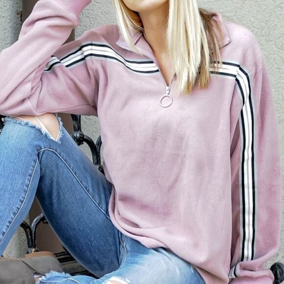 Zippered ‎ Fleece Pullover - Picture 7 of 12